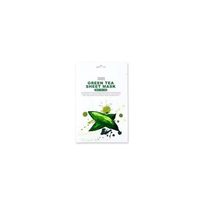 Tenzero Green Tea Sheet Mask Mască de față cu extract de ceai verde 25 g