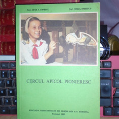 LUCA IONESCU - CERCUL APICOL PIONIERESC , ASOCIATIA CRESCATORILOR DE ALBINE,1982