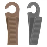 Opritor Ușă, Set 2 Bucăți, C&acirc;rlig, Culoare Taupe și Gri, Dimensiuni 13x3x2.5 cm, Oem