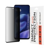 Folie sticla Motorola Moto G37 Asteroid GSM 111D Privacy Full Glue, negru