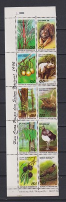INDONEZIA FLORA FAUNA 1970 MI. 1629-1635 MNH foto