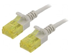 Patch Cord U/UTP Cat6a Gri 15m