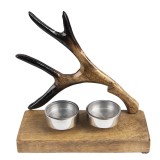 Cumpara ieftin Set 2 suporturi lumanari 17x7x17 cm