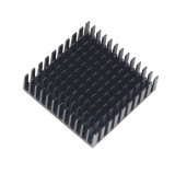 Radiator aluminiu pentru electronice, disipator caldura, 40x40x11 mm, negru