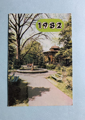 Calendar 1982 Parcul Buzias foto