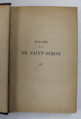 MEMOIRES DU DUC DE SAINT - SIMON , TOME SEPTIEME, 1873 foto