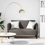 Cumpara ieftin Canapea lovesea gri deschis 109 cm țesătură din velur