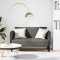 Gossi canapea lovesea gri deschis 109 cm tesatura din velur