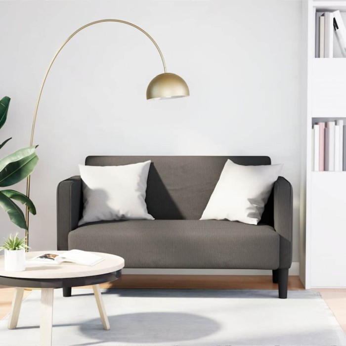 Gossi canapea lovesea gri deschis 109 cm tesatura din velur
