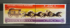 Timbre 1986 Ziua marcii postale romanesti MNH foto