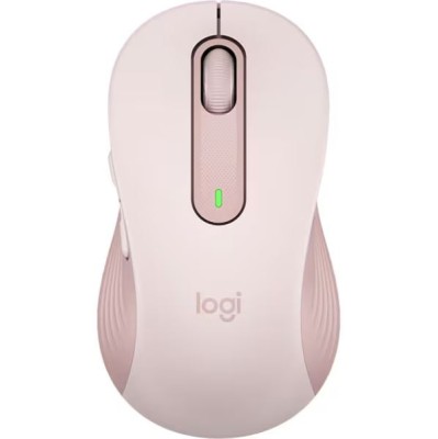 Mouse Wireless Nou LOGITECH Signature M650 Large, Dual Mode, 2000 dpi, Bluetooth, Roz NewTechnology Media foto