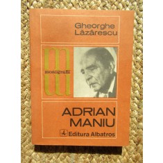 ADRIAN MANIU-GHEORGHE LAZARESCU CU DEDICATIE SI AUTOGRAF