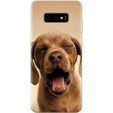 Husa silicon pentru Samsung Galaxy S10 Lite, Cute Yawning Puppy