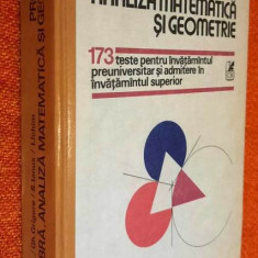 Probleme de algebra, analiza matematica si geometrie - Becheanu - 137 teste 1991