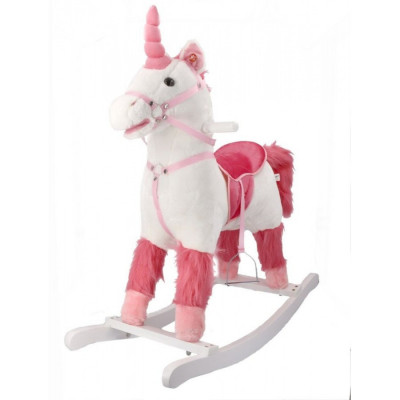 Unicorn balansoar pentru copii cu sunete Adam Toys foto