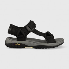 Skechers sandale Lomell Rip Tide barbati, culoarea negru