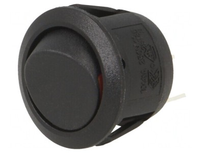 Comutator Rocker ON-OFF 10A 28V negru foto