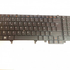 Tastatura Laptop, Dell, Latitude E5520, E5520M, E5530, E6520, E6530, E6540, Precision M2800, M4600, M4700, M4800, M6600, M6700, M6800, cu iluminare, s
