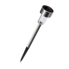 Lamp&Auml; solar&Auml; led pentru gr&Auml;din&Auml; - iluminare alb rece, rezistent&Auml; la intemperii, senzor automat, 36.5 cm, argintie