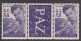 ROMANIA 1956 LP 406 LP 406 a ZIUA INTERNATIONALA A COPILULUI SERIE+S.VINIETA MNH, Nestampilat