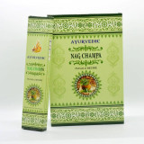 Betisoare parfumate ayurvedic nag champa 15 buc