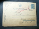 Carte Postala Militara circulat 1942 Cenzura Alba Iulia ,marca fixa 5 lei Mihai