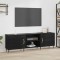 vidaXL Cabinet TV Stejar negru 150 x 30 x 50 cm Lemn compozit 879594