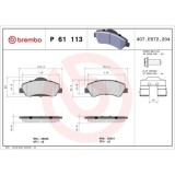 Placute frana Citroen C4 Cactus 09.14-, C-Elysee (Dd) 11.12-; Peugeot 301 11.12-, 308 Box / Liftback (Lb) 03.15-, 308 2 (Lb Lp Lw Lh L3) 09.13-06.21,