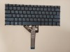 Tastatura Laptop, Lenovo, IdeaPad Pro 5 14IMH9 Type 83D2, iluminata, Frost Blue, layout US