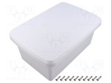 Carcasă universală TAKACHI IP68 170mm x 250mm x 110mm WG ASA albă