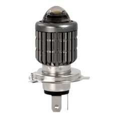 Bec LED moto, H4 3570SMD, 2 faze, 425lm, 20W, 12/16V, lumina alba foto