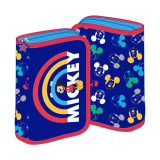 Penar Neechipat pentru Baieti, 1 Fermoar cu 2 Extensii, Model Mickey Mouse, Culoare Multicolor, Pigna