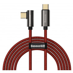 Baseus Legend cablu de &icirc;ncărcare rapidă USB tip C &icirc;nclinat de 1m roșu