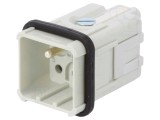 Conector HDC inserturi contact tată S-QD5/0 PIN 6 5 PE