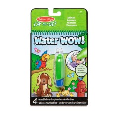 Set 4 planse de colorat cu apa, Melissa &amp; Doug, Animale, 6074878