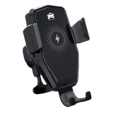 Suport telefon auto Siegbert cu incarcare wireless, fixare in grila de ventilatie Automobile ProTravel
