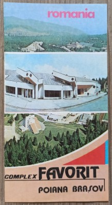 Pliant Complex Favorit Poiana Brasov// perioada comunista foto