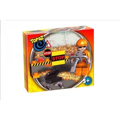 Set de construit tip lego-Muncitor pe santier foto