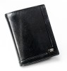 Portofel Barbati Rovicky Piele Naturala Vertical Negru RFID, Elegant, Premium. Cutie Cadou