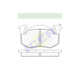 Set placute frana Icer 180723204, parte montare : Punte Fata