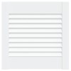 Usa de dulap design lambriu, alb, 39,5x39,4 cm, lemn masiv pin