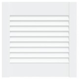 Cumpara ieftin Usa de dulap design lambriu, alb, 39,5x39,4 cm, lemn masiv pin