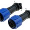 Conector circular mufă tată 5 PIN filet interior prin rotire PXA911/05/P