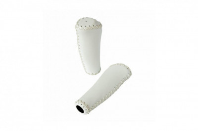 Mansoane piele-pvc, wi1164c, 135mm, alb foto