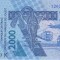 Bancnota Statele Africii de Vest 2.000 Franci 2012 - P716K UNC ( Senegal )