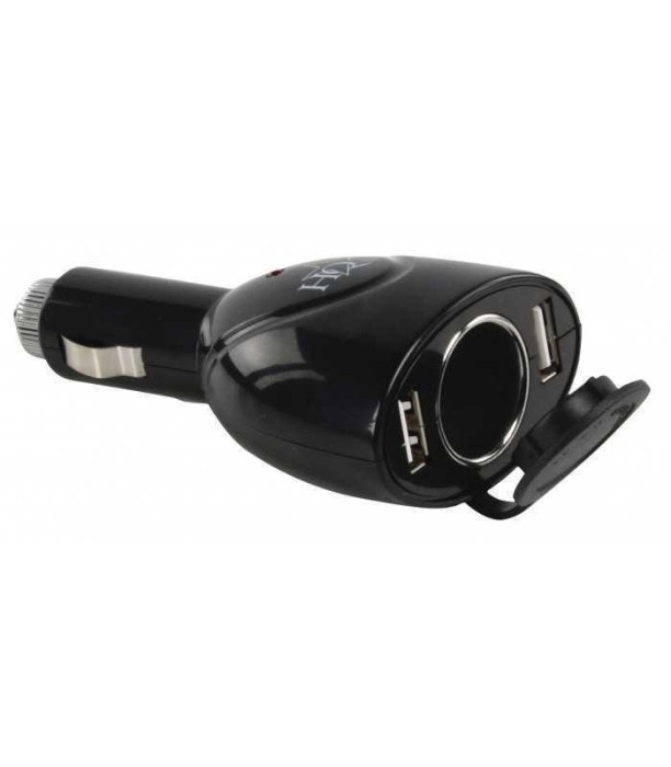 Alimentator bricheta auto dual USB 1A +slot bricheta mama HQ