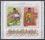 Burundi 1968 - Jocurile Olimpice - Mexico City, Colita, MNH, Nestampilat