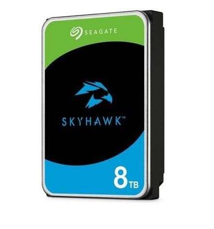 HDD Video Surveillance SEAGATE SkyHawk 8TB CMR, 3.5&quot;, 256MB, SATA, RV Sensors, Rescue Data Recovery Services 3 ani, TBW: 180, Health Management &quot;ST800