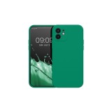 Husa Kwmobile pentru Apple iPhone 12/iPhone 12 Pro, Silicon, Verde, 59351.142
