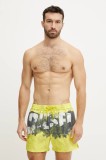 Diesel pantaloni scurti de baie KEN-37-D-POP BOXER-SHORTS culoarea galben, A17468.0AFBE